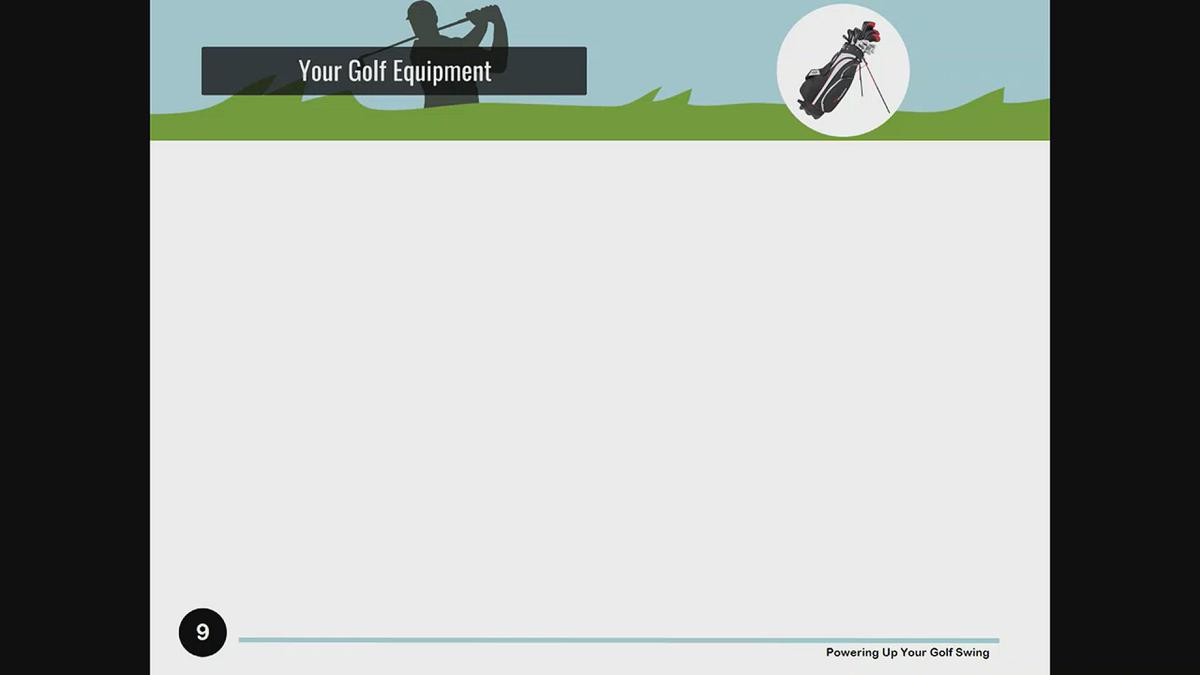 'Video thumbnail for Your Golf Equipment'