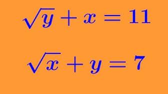 'Video thumbnail for How to solve a not so simple system of non linear equations?'