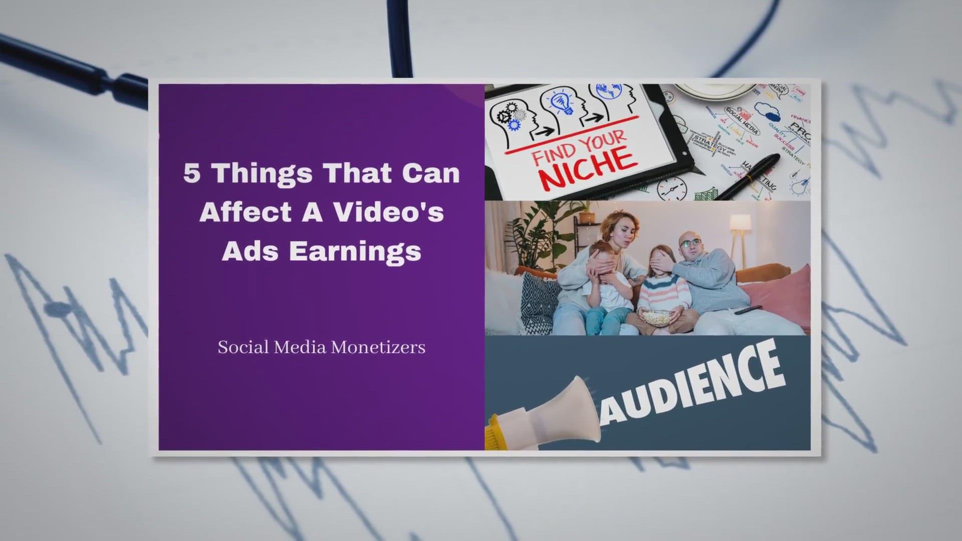 'Video thumbnail for 5 Things That Can Affect A Video’s Ads Earnings'