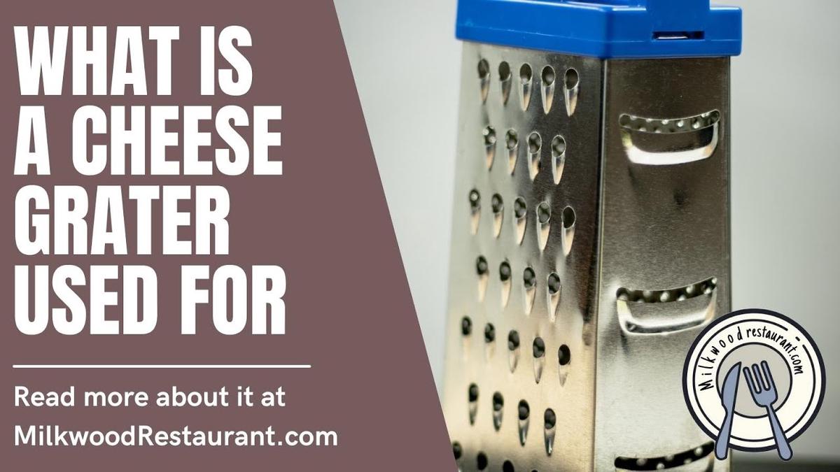 'Video thumbnail for What Is A Cheese Grater Used For? 11 Superb Usage Of Cheese Grater'