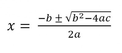 quadratic formula