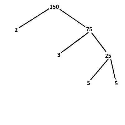 factor tree for 150
