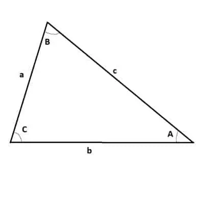 Law of Cosines Proof Triangle 1