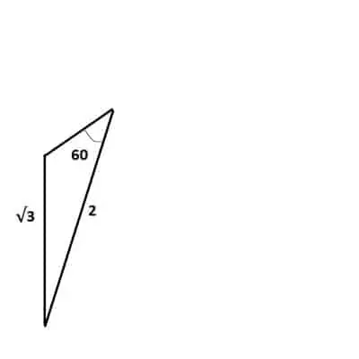 Law of Cosines Triangle 3 unsolved