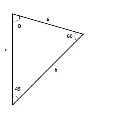 Law of Sines Triangle 3 unsolved
