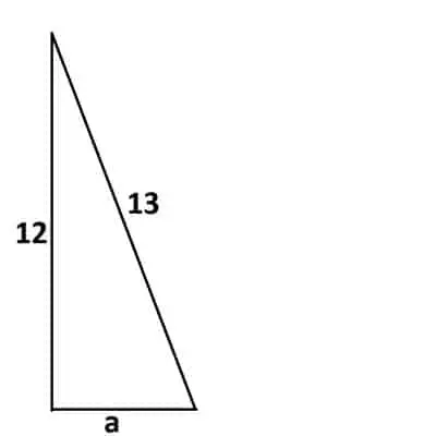 right triangle pythagorean theorem 5, 12, 13