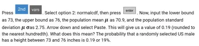 calculator instructions probability